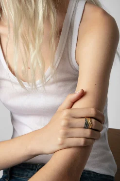 Bijoux^Zadig & Voltaire Bague Plume De Roche