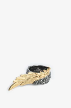 Bijoux^Zadig & Voltaire Bague Rock Feather Deployez Vos Ailes
