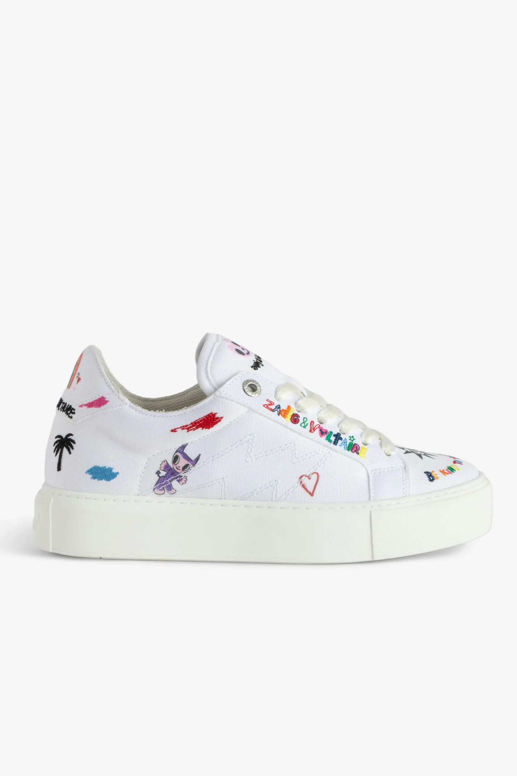 Formateurs^Zadig & Voltaire Baskets Basses Epaisses La Flash Zv1747