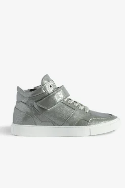 Formateurs^Zadig & Voltaire Baskets Brevetees Zv1747 Mid Flash Infinity