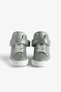 Formateurs^Zadig & Voltaire Baskets Brevetees Zv1747 Mid Flash Infinity