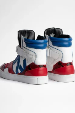 Chaussures^Zadig & Voltaire Baskets En Metal A Flash Eleve Zv1747