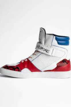 Chaussures^Zadig & Voltaire Baskets En Metal A Flash Eleve Zv1747