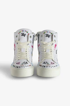 Formateurs^Zadig & Voltaire Baskets Montantes Epaisses High Flash Zv1747