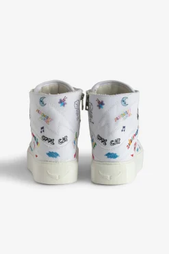 Formateurs^Zadig & Voltaire Baskets Montantes Epaisses High Flash Zv1747