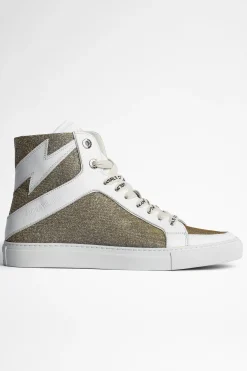 Formateurs^Zadig & Voltaire Baskets Montantes Zv1747 High Flash