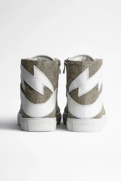Formateurs^Zadig & Voltaire Baskets Montantes Zv1747 High Flash