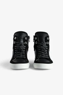 Formateurs^Zadig & Voltaire Baskets Montantes Zv1747 High Flash