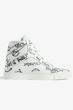 Formateurs^Zadig & Voltaire Baskets Montantes Zv1747 High Flash