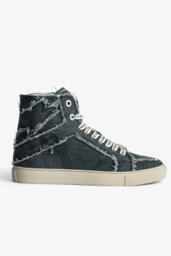 Formateurs^Zadig & Voltaire Baskets Montantes Zv1747 High Flash