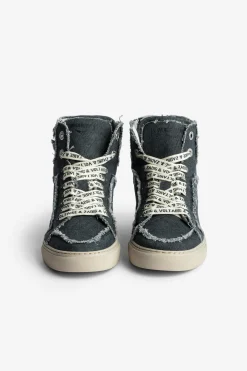 Formateurs^Zadig & Voltaire Baskets Montantes Zv1747 High Flash