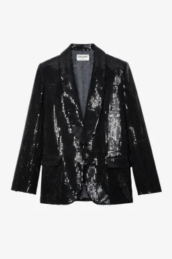 Costumes^Zadig & Voltaire Blazer A Sequins Vive