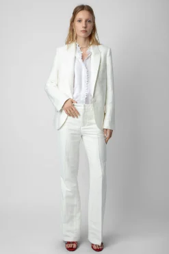 Vestes^Zadig & Voltaire Blazer En Lin Vow