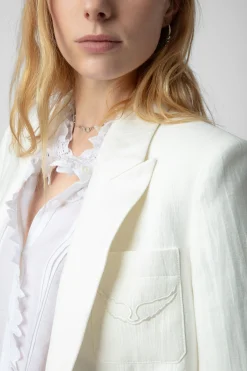 Vestes^Zadig & Voltaire Blazer En Lin Vow