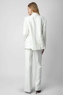 Vestes^Zadig & Voltaire Blazer En Lin Vow