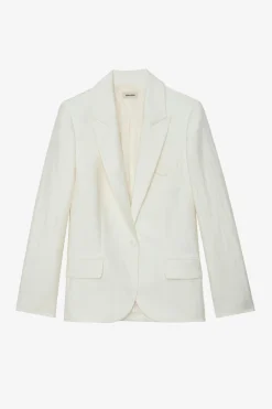 Vestes^Zadig & Voltaire Blazer En Lin Vow