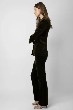 Vestes^Zadig & Voltaire Blazer En Velours Visko