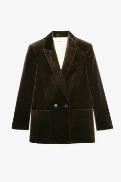 Vestes^Zadig & Voltaire Blazer En Velours Visko