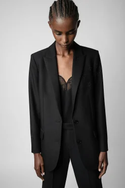 Costumes^Zadig & Voltaire Blazer Etoile Strass Viva