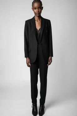 Costumes^Zadig & Voltaire Blazer Etoile Strass Viva
