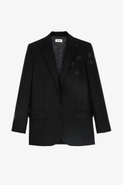 Costumes^Zadig & Voltaire Blazer Etoile Strass Viva