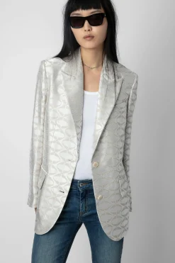 Costumes^Zadig & Voltaire Blazer Jacquard Ailes Vicka