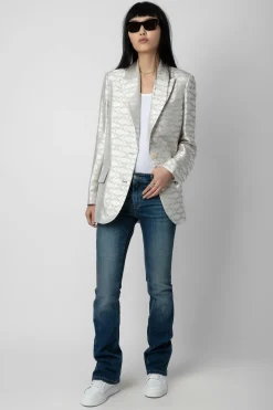 Costumes^Zadig & Voltaire Blazer Jacquard Ailes Vicka