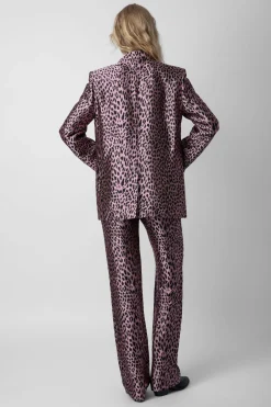 Costumes^Zadig & Voltaire Blazer Jacquard Leopard Vegy