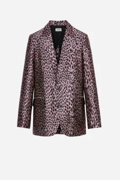Costumes^Zadig & Voltaire Blazer Jacquard Leopard Vegy