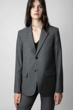 Costumes^Zadig & Voltaire Blazer Vanille Zadig
