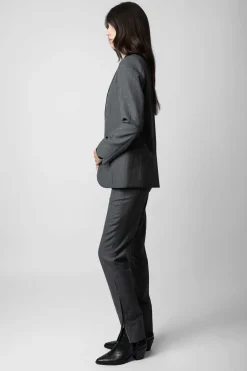 Costumes^Zadig & Voltaire Blazer Vanille Zadig