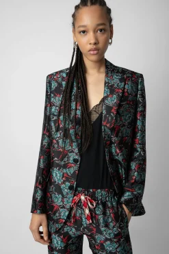 Costumes^Zadig & Voltaire Blazer Vegy Thunder En Jacquard