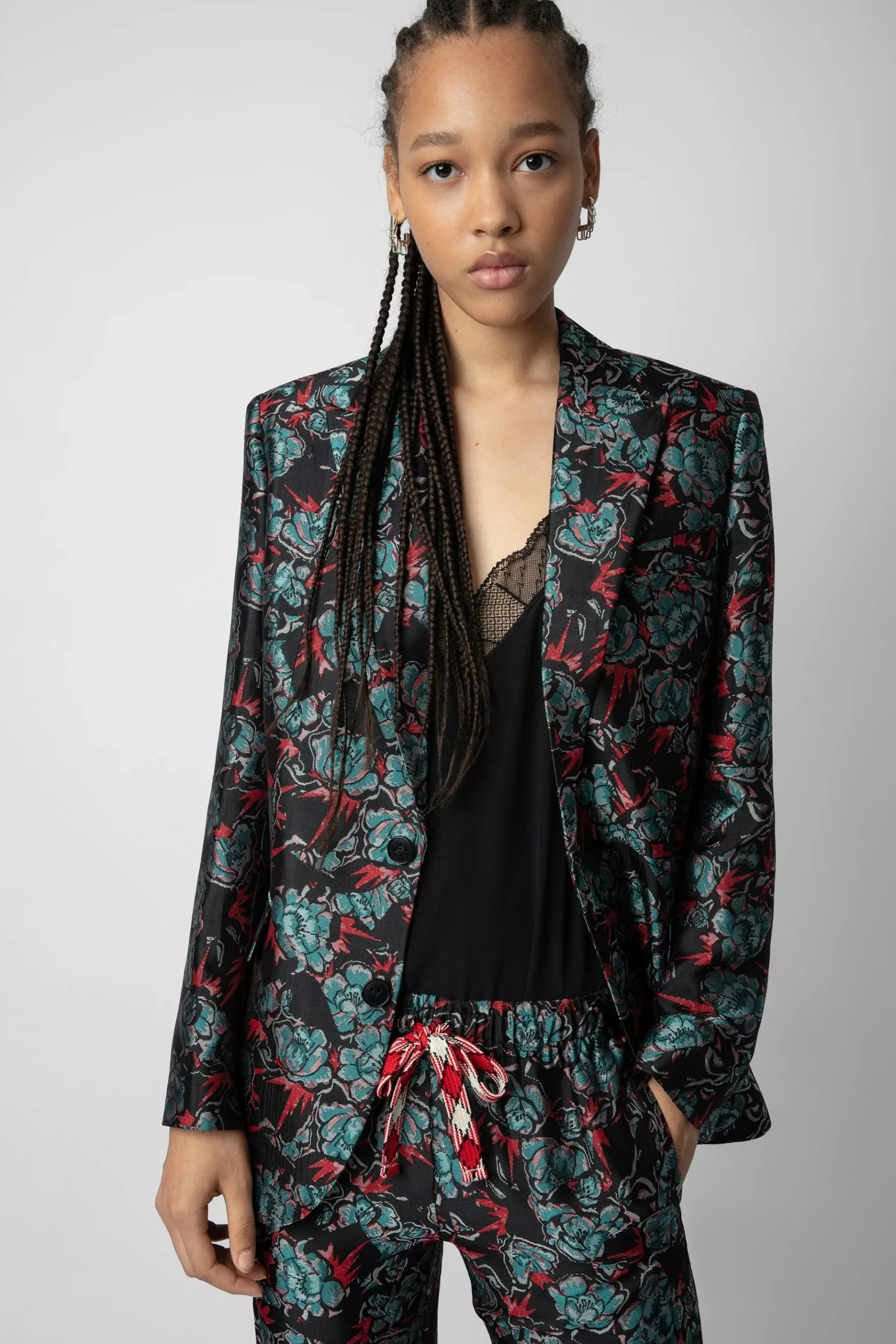 Costumes^Zadig & Voltaire Blazer Vegy Thunder En Jacquard