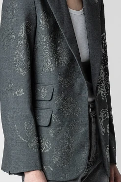 Vestes^Zadig & Voltaire Blazer Venus Strass
