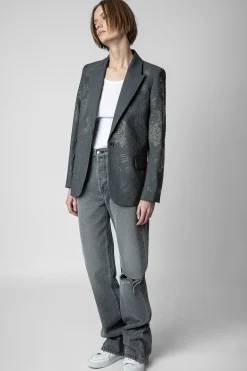 Vestes^Zadig & Voltaire Blazer Venus Strass