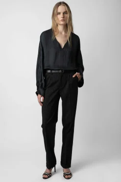Chemises Et Hauts^Zadig & Voltaire Blouse En Satin Tonastir
