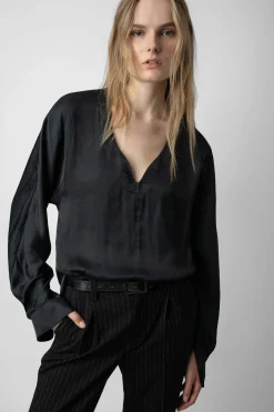 Chemises Et Hauts^Zadig & Voltaire Blouse En Satin Tonastir