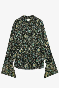 Chemises Et Hauts^Zadig & Voltaire Blouse Taika En Soie A Strass