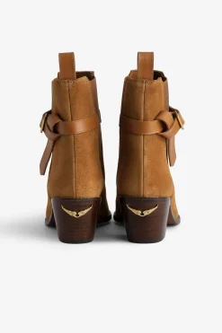 Bottes^Zadig & Voltaire Bottines En Daim Tyler