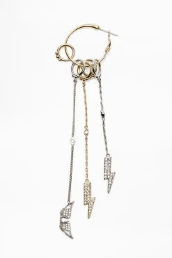 Bijoux^Zadig & Voltaire Boucle D'Oreille Unique Mila Flash
