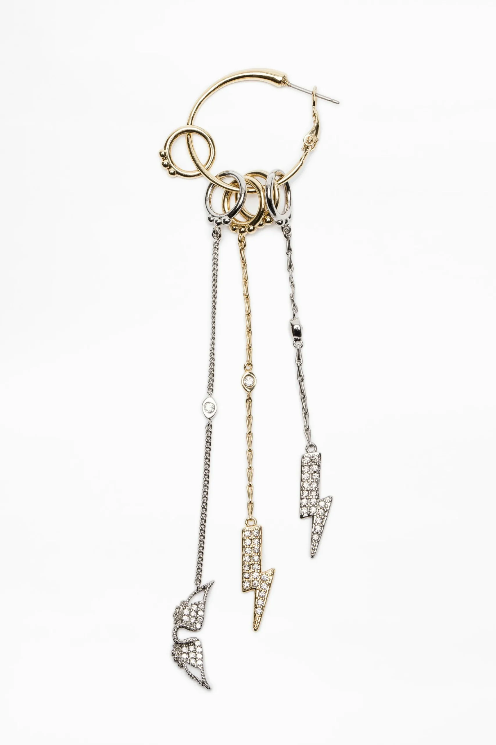 Bijoux^Zadig & Voltaire Boucle D'Oreille Unique Mila Flash