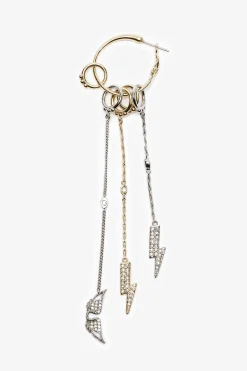 Bijoux^Zadig & Voltaire Boucle D'Oreille Unique Mila Flash