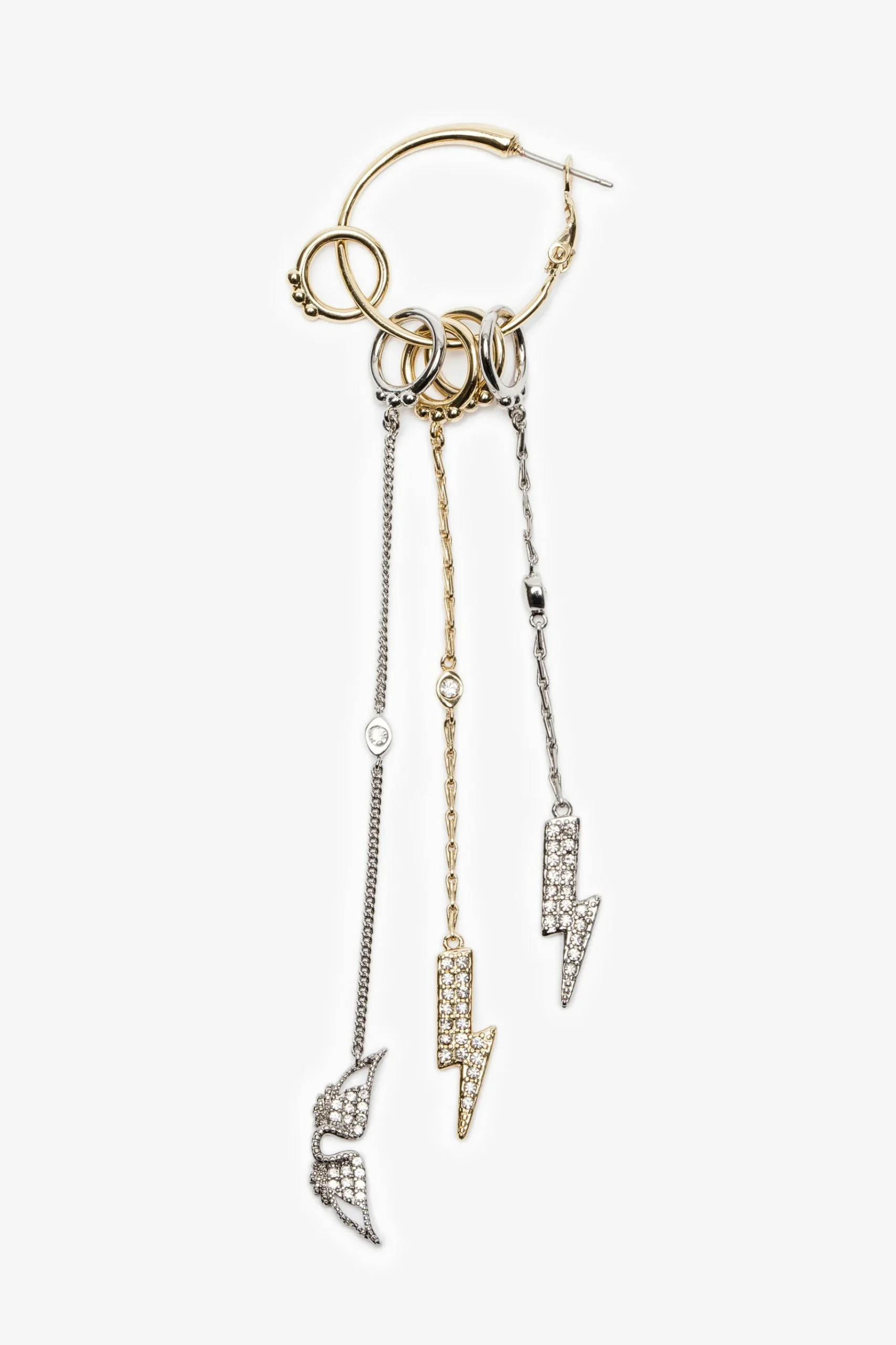 Bijoux^Zadig & Voltaire Boucle D'Oreille Unique Mila Flash