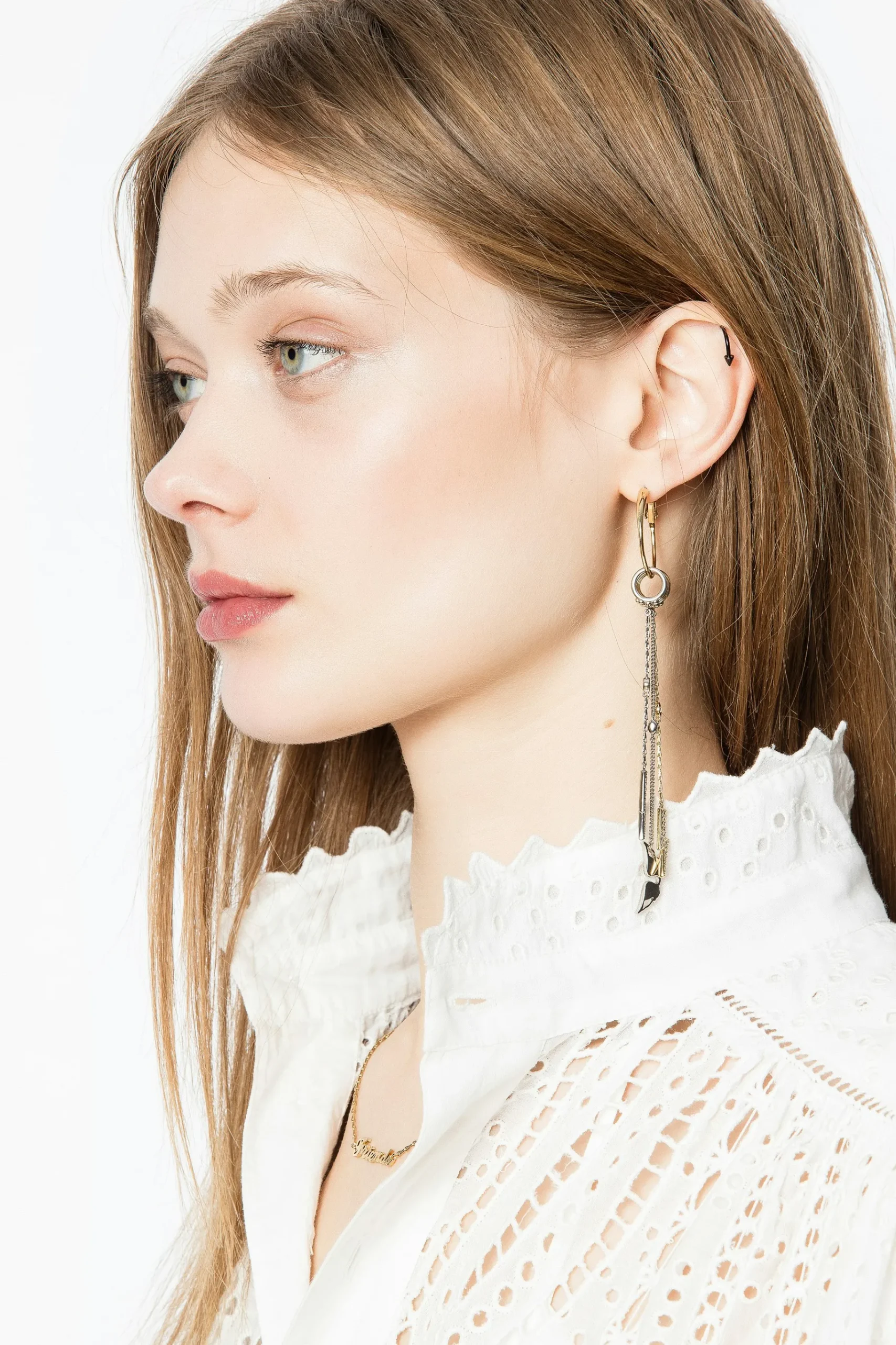 Bijoux^Zadig & Voltaire Boucle D'Oreille Unique Mila Flash