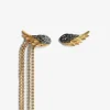 Bijoux^Zadig & Voltaire Boucles D'Oreilles Plumes De Roche