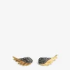 Bijoux^Zadig & Voltaire Boucles D'Oreilles Plumes De Roche