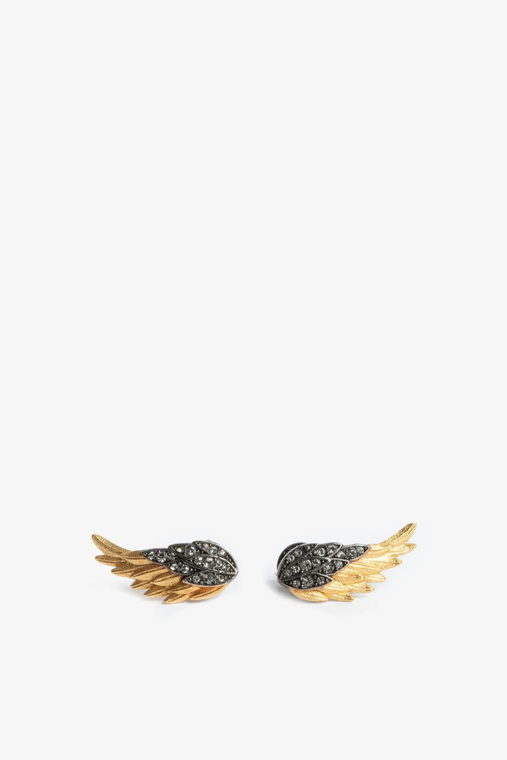 Bijoux^Zadig & Voltaire Boucles D'Oreilles Plumes De Roche