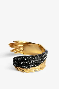 Bijoux^Zadig & Voltaire Bracelet Rock Feather Deployez Vos Ailes