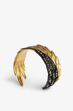 Bijoux^Zadig & Voltaire Bracelet Rock Feather Deployez Vos Ailes