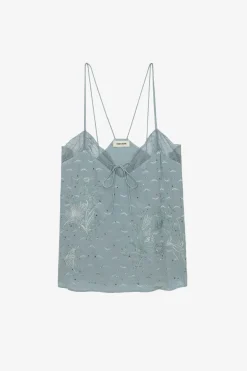 Chemises Et Hauts^Zadig & Voltaire Caraco Capela En Jacquard De Soie A Strass